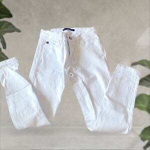 KanCan Wms Sz 7 Pencil Straight White Denim Jeans